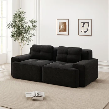 Modulinė sofa be kojų, 32D putos, 74 cm gylis, 1 vnt