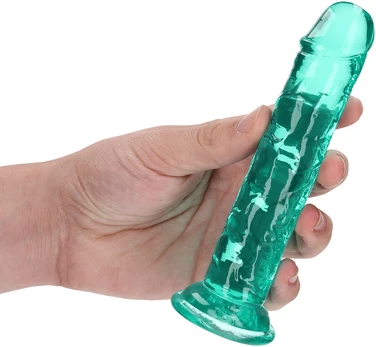 Realrock By Shots Straight Realistic Dildo with Suction Cup - 6'' / 14,5