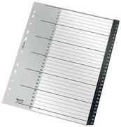Leitz Przekładki PP Leitz Recycle A4 Maxi 1-31 juoda