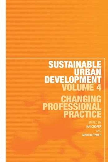 Sustainable Urban Development Volume 4