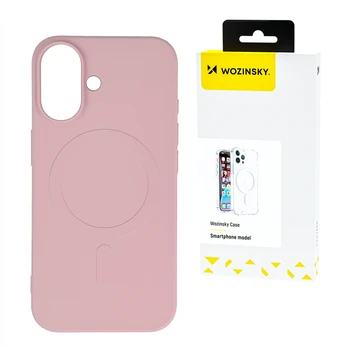 Liquid Silicone Case MagSafe for Samsung Galaxy S25+ - Pink