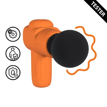 Loveline Mini Rechargeable Microboost Massager Orange - Compact Wellness Device