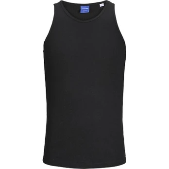Marškiniai be rankovių vyrams, Juoda, Hydra pointelle tank top