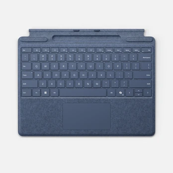 Microsoft Surface Pro Keyboard mit Stiftaufbewahrung - saphire