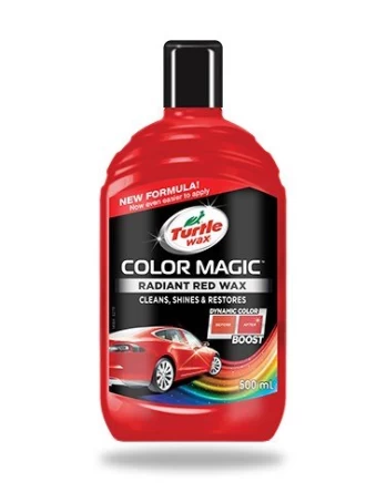 Polirolis Turtle Wax COLOR MAGIC raudonas, 0.5 l