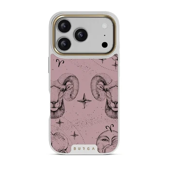 Aries - iPhone 17 Pro Case, Elite Light (MagSafe) / Gold / Pink