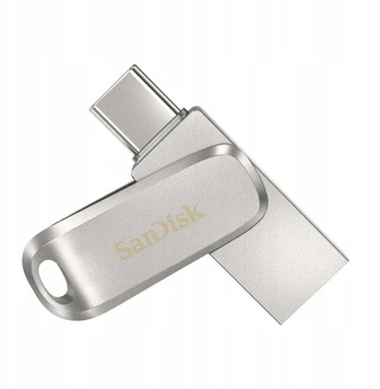Sandisk Pendrive Ultra Dual Drive Luxe Usb-c 256gb 400mb/s metalinis