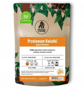Kavos pupelės Ingagi Coffee Pour Over Flowers 250g