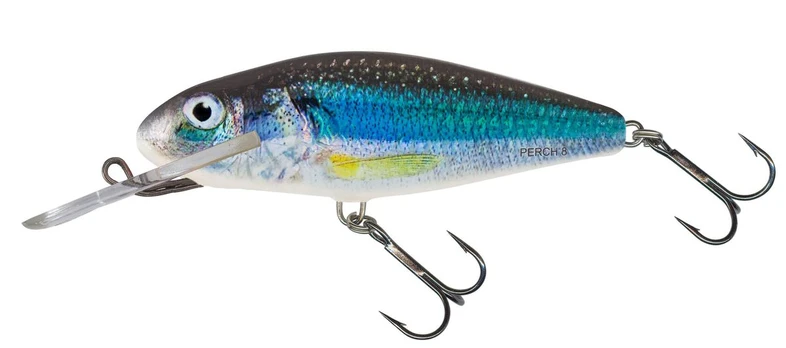 Vobleris Salmo Perch, 8 cm, Deep Runner HOLO SMELT