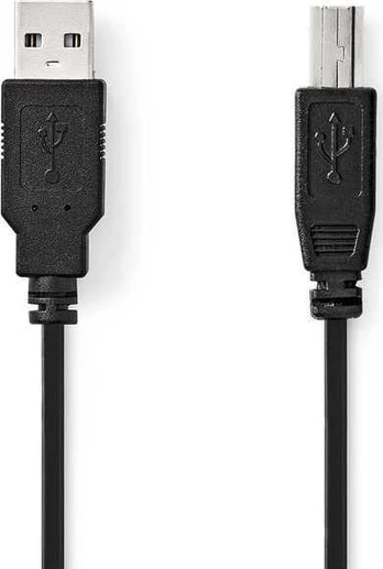 Nedis USB-A – USB-B USB laidas 5 m juodas (CCGL60100BK50)