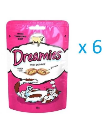 Dreamies su jautiena 60 g X6