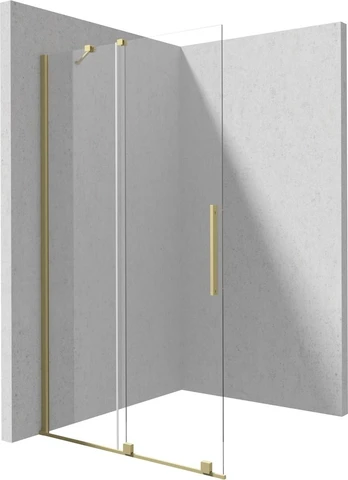 Walk-in shower wall 80 cm - sliding