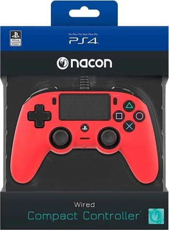 NACON WIRED COMPACT CONTRLLER RED