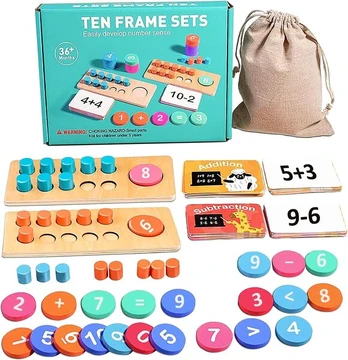 Medinis Montessori matematikos žaislas MinXin