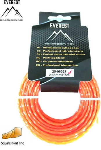 Everest PJOVIMO VALAS - TWIST 2,65mm 15M