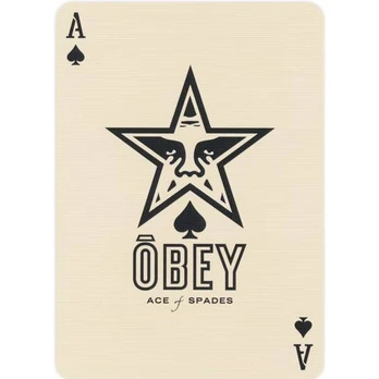 Obey žaidimo kortos raudonos Theory11