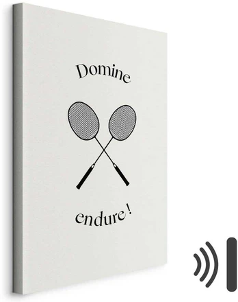 Artgeist Paveikslas - Juodas Badminton Rackets
