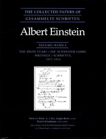 Collected Papers of Albert Einstein, Volume 4