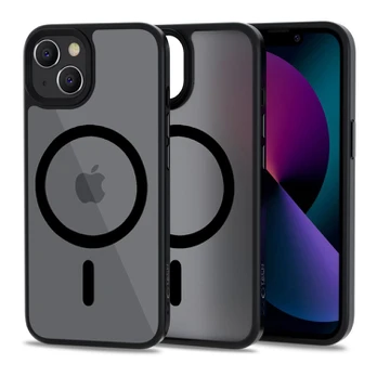 Matinis juodas dėklas Apple iPhone 13 Mini telefonui "Tech-Protect Magmat Magsafe"