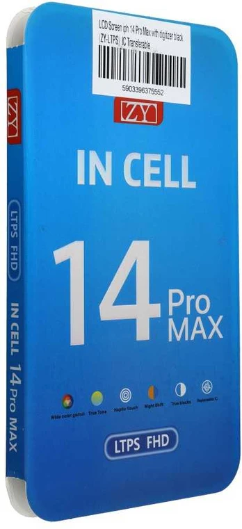 „iPhone 14 Pro Max“ ekranas su juodu jutikliniu ekranu (ZY-LTPS) IC perkeliamas