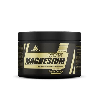 Peak Magnesium Citrate 240 g. - Fresh Orange skonis