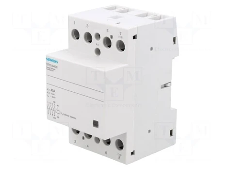 Contactor: 4-pole installation | 40A | 230VAC | NO x4