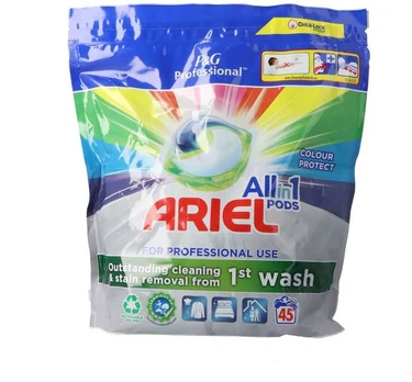 Skalbimo kapsulės ARIEL 3IN1 COLOR, 45 vnt.