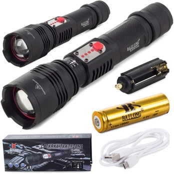 Bailong military prožektorius cree led usb XM-L T6
