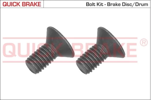 Varžtų komplektas, stabdžių diskas QUICK BRAKE 11665K