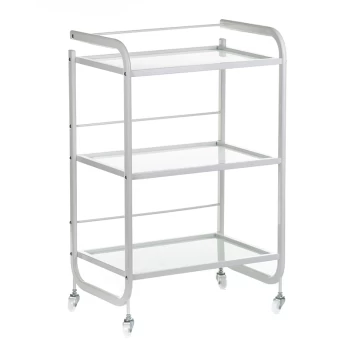 Kosmetologinis vežimėlis PRO 6002 WHITE (1)