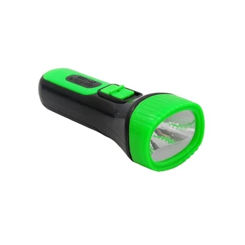 LED žibintuvėlis su elementais, žalias