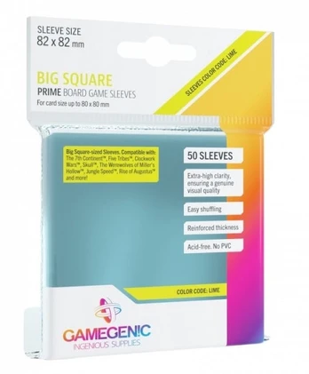Kortelių įmautės Gamegenic Prime Big Square 50 pieces
