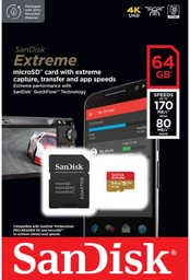 Sandisk Micro SDXC 64GB 10 klasės PAMSADSDG0334