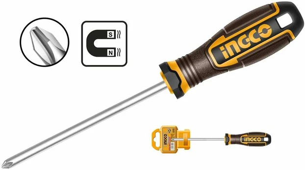 Ingco HSDPH1100 Phillips screwdriver 5x100mm PH1 S2 KLC