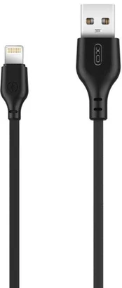 XO kabelis NB103 USB - Lightning 2,0 m 2,1A juodos spalvos