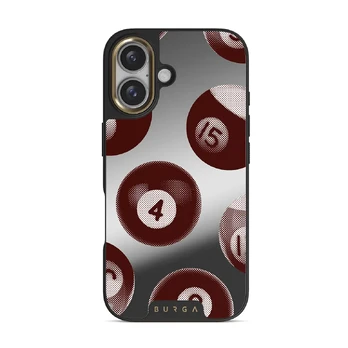 Cue - iPhone 16 Case, Elite Mirror Dark (MagSafe) / Gold