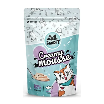 Mr. Bandit Creamy Mousse skanėstai katėms su tunu, 60 g