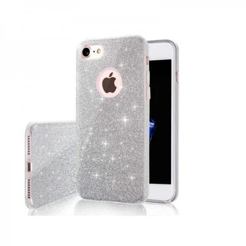TelForceone Glitter 3in1 for Xiaomi Redmi 13C 4G sidabrinis