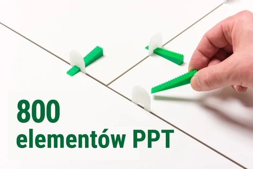 Plytelių lyginimo sistema Ppt 800 vnt. - 1,5 mm