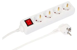 4-way Schuko Power Strip