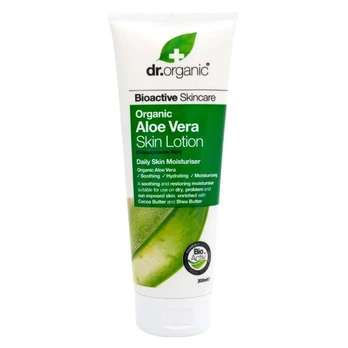 Kūno losjonas Dr. Organic Aloe Vera, 200 ml