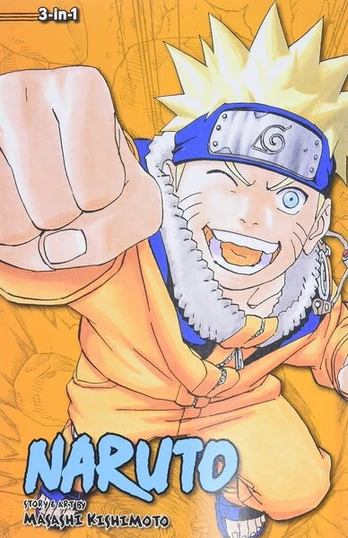 Komiksas Manga Naruto 3in1 Vol. 7