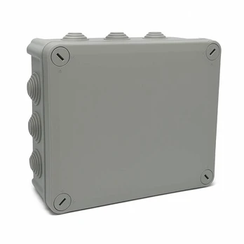 Junction box IP66, 190x150x75mm with cable entries