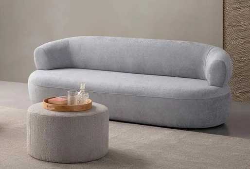 Trivietė sofa Roma, pilka