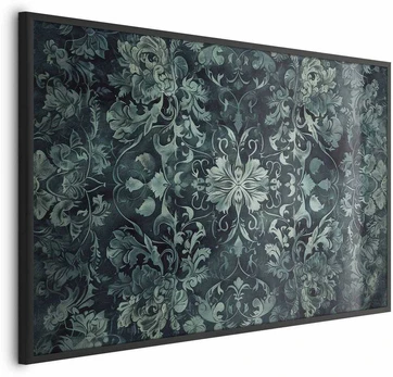 Artgeist Plakatas - Carpet Ornaments in Emerald Shades
