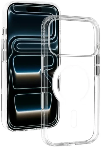 Dėklas Liavec Pure Case with camera control button do Iphone 18 Pro/17 Pro balta
