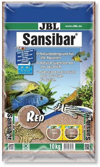 JBL Sansibar raudonas akvariumo podžemis 10 kg