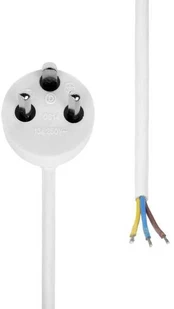 MicroConnect Type K EDB - Open End, Power cable, 5m, Baltas