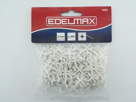 Plytelių kryželiai EDELMAX, 2 mm, 200 vnt.