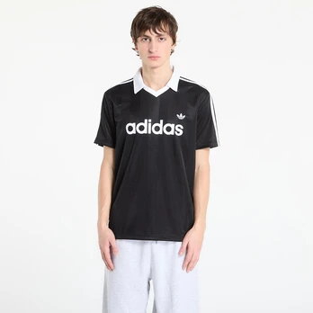 adidas Archive Collar Engineered Jersey Black - Dydis M (KE3584 Marškinėliai)